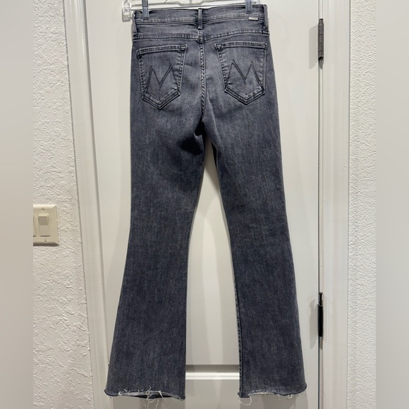 Mother the weekender Women's Gray/black Jeans sz 26 - Picture 7 of 9